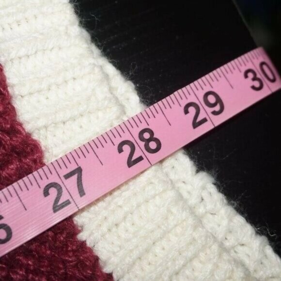 Vintage 80s Cottagecore Floral Handknit Sweater Medium New - Picture 7 of 7